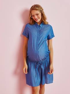 Ropa Premamá-Vestido camisero para embarazo