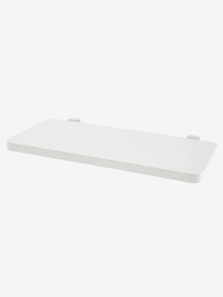 Estante mesita de pared para cama litera BLANCO CLARO LISO+VERDE OSCURO LISO 