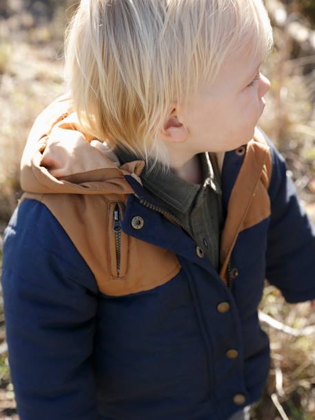 Bebé-Parka 3 en 1 para bebé niño con chaqueta de punto desmontable