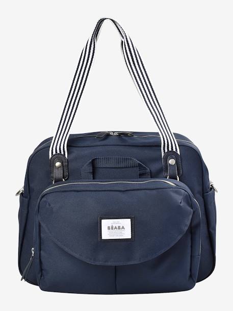 Bolso cambiador Genève II BEABA AZUL MEDIO ESTAMPADO+AZUL OSCURO LISO+GRIS OSCURO LISO+verde sauce 