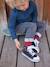 Zapatillas de caña alta para niño especial autonomía NEGRO OSCURO LISO CON MOTIVOS 