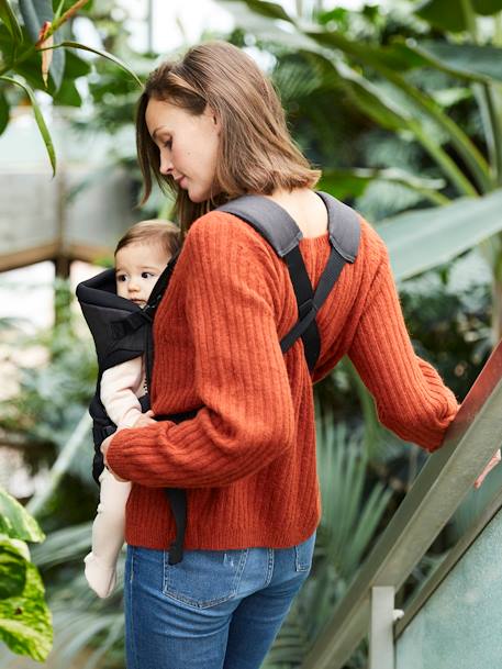 Portabebé ventral Vertbaudet NEGRO MEDIO LISO CON MOTIVOS 