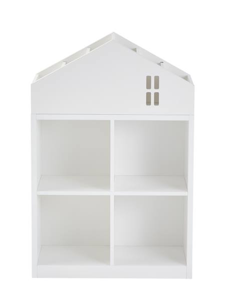 Mueble de almacenaje casita con 5 casilleros blanco - Vertbaudet