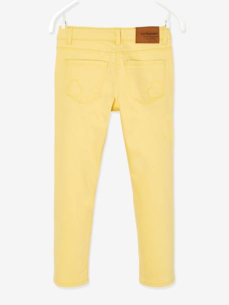 Pantalón slim niña Morphologik ancho de caderas FUERTE AMARILLO MEDIO LISO+AZUL OSCURO LISO+MARRON CLARO LISO+ROJO CLARO LISO+ROJO MEDIO LISO+VERDE FUERTE LISO 