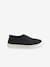 Zapatillas slip-on ecológicas, para niña NEGRO OSCURO LISO 