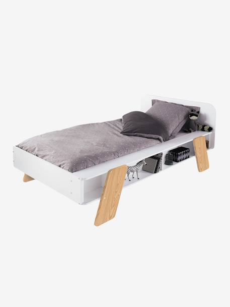 Cama infantil LÍNEA ARCHITEKT Blanco/madera 