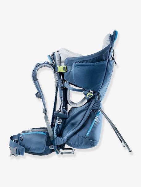 Portabebés Kid Comfort + protección para el sol DEUTER AZUL OSCURO LISO+marrón 