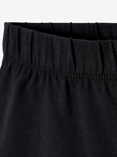 Pack de 2 shorties niña NEGRO OSCURO BICOLOR/MULTICOLO+Rosa claro liso 