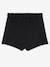 Pack de 2 shorties niña NEGRO OSCURO BICOLOR/MULTICOLO+Rosa claro liso 