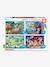 Lote de 4 puzzles progresivos 50 a 150 piezas Multi 4 Clásicos Disney® EDUCA BLANCO OSCURO LISO CON MOTIVOS 