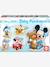 Lote de 5 puzzles progresivos 3 a 5 piezas Disney® Mickey EDUCA AZUL CLARO LISO CON MOTIVOS 