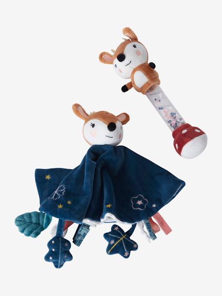 Doudou + palo de lluvia Forêt Enchantée multicolor 