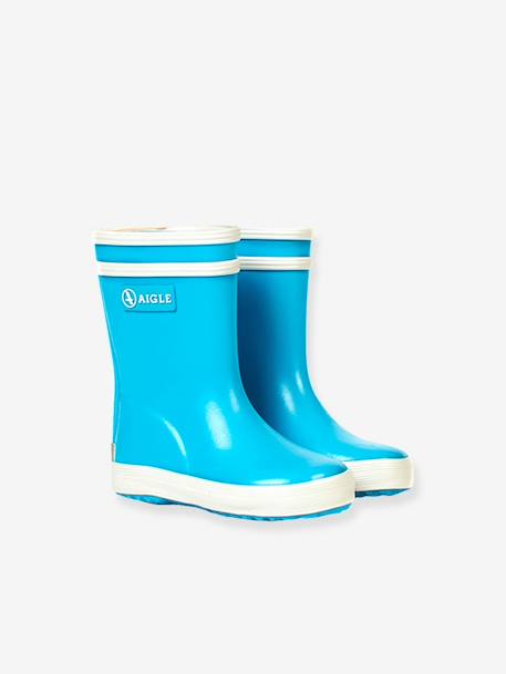 Botas de agua para bebé Baby Flac AIGLE® AZUL CLARO LISO+AZUL OSCURO LISO 