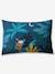 Conjunto de funda nórdica + funda de almohada infantil Jungle Night AZUL OSCURO LISO CON MOTIVOS 