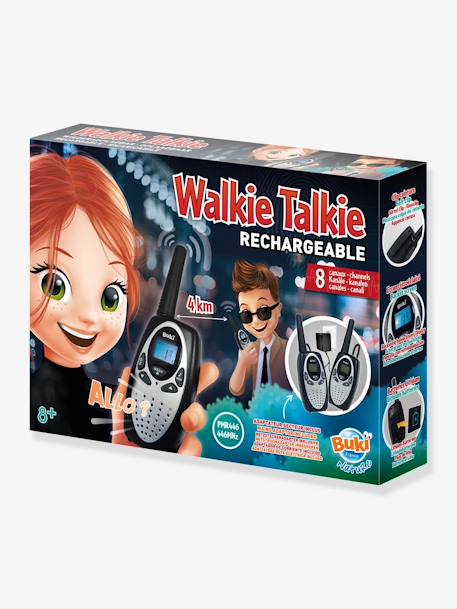 Walkie Talkie recargable BUKI negro 