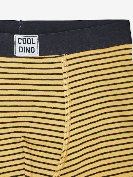 Pack de 5 boxers stretch para niño Dino AZUL OSCURO ESTAMPADO 