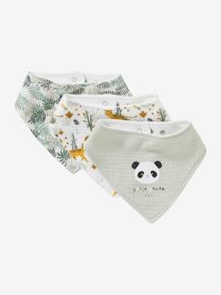 OEKO-TEX®-3 baberos bandana de gasa de algodón