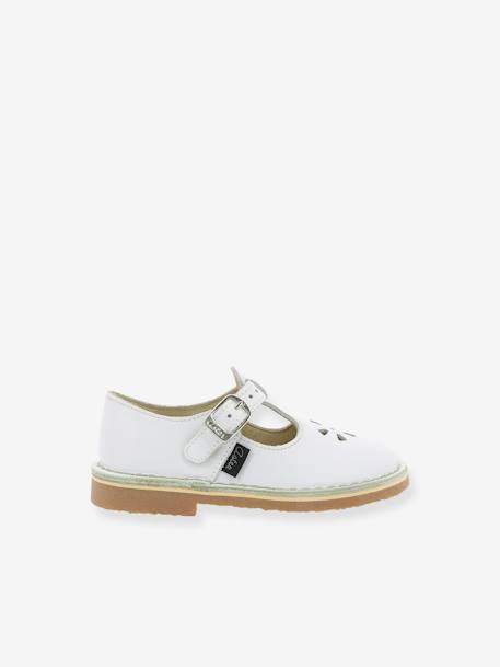 Sandalias de piel Dingo ASTER® BLANCO CLARO LISO 