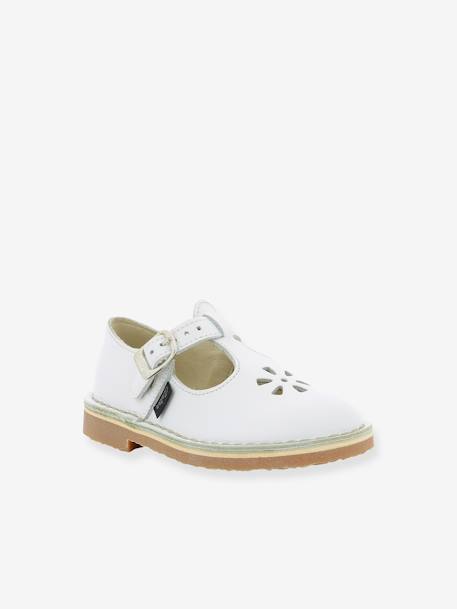 Sandalias de piel Dingo ASTER® BLANCO CLARO LISO 