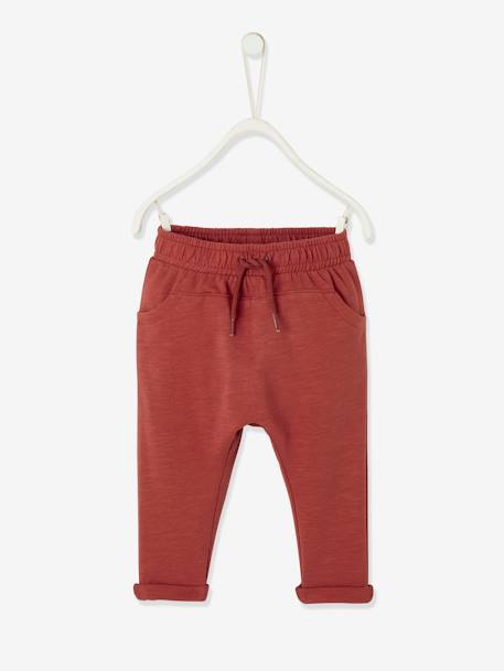 Pantalón de felpa para bebé niño Azul oscuro liso+azul pizarra+BEIGE CLARO LISO+caramelo+GRIS MEDIO JASPEADO+ROJO MEDIO LISO+VERDE MEDIO LISO 