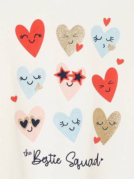 Pack de 2 pijamas corazones BLANCO CLARO LISO CON MOTIVOS 