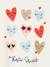 Pack de 2 pijamas corazones BLANCO CLARO LISO CON MOTIVOS 