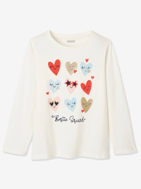 Pack de 2 pijamas corazones BLANCO CLARO LISO CON MOTIVOS 