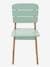 Silla infantil para exterior BLANCO CLARO LISO+VERDE OSCURO LISO 