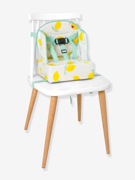 Asiento elevador Easy up BABY TO LOVE AMARILLO MEDIO LISO CON MOTIVO+AZUL OSCURO A RAYAS+GRIS CLARO ESTAMPADO 