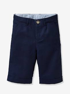 -Bermudas de ceremonia lino/algodón para niño CYRILLUS