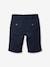 Bermudas clásicas para niño CYRILLUS AZUL OSCURO LISO+BEIGE MEDIO LISO 