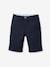 Bermudas clásicas para niño CYRILLUS AZUL OSCURO LISO+BEIGE MEDIO LISO 