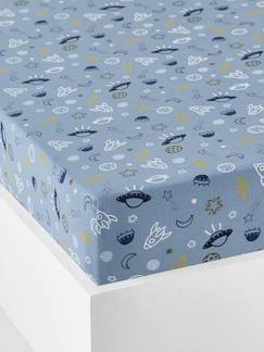 Textil Hogar y Decoración-Ropa de cama niños-Sábanas bajeras ajustables-Sábana bajera infantil Cosmos