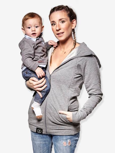 Sudadera parental LOVE RADIUS GRIS MEDIO JASPEADO 