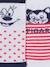 Pack de 2 pares de calcetines medianos Disney Minnie y Figaro® BLANCO CLARO LISO 