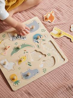 Juguetes-Juegos educativos- Puzzles-Puzzle con botones Selva