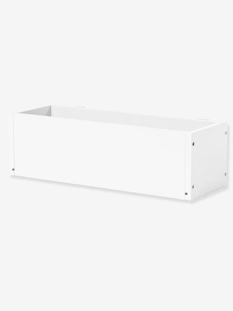 Caja para organización, para colgar Blanco claro liso+VERDE OSCURO LISO 