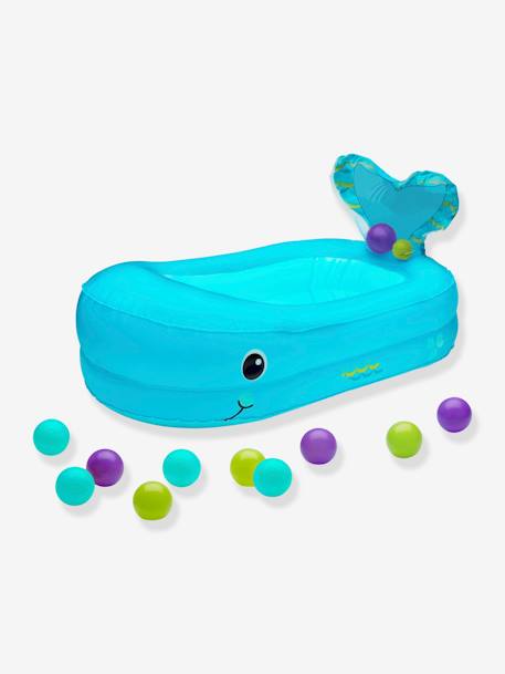 Bañera inflable Ballena - INFANTINO AZUL MEDIO LISO 