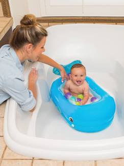 Puericultura- Cuidado del bebé-Accesorios baño bebé-Bañera inflable Ballena - INFANTINO