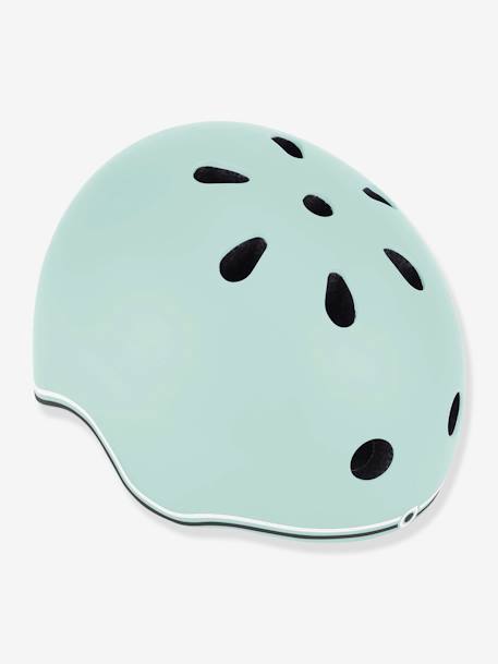 Casco Go Up - GLOBBER rosa maquillaje+verde mint 