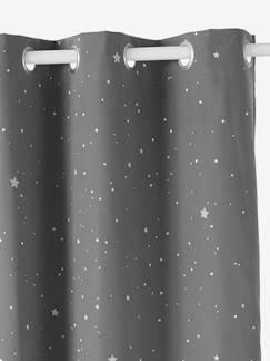Alpino-Textil Hogar y Decoración-Decoración-Cortina opaca con detalles fluorescentes Estrellas