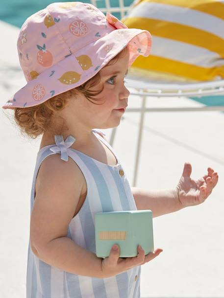 Sombrero estampado para bebé niña ROSA CLARO ESTAMPADO 