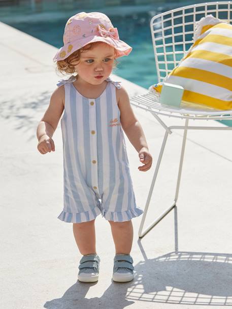 Sombrero estampado para bebé niña ROSA CLARO ESTAMPADO 