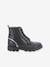 Botines Grooke KICKERS® NEGRO MEDIO LISO CON MOTIVOS 