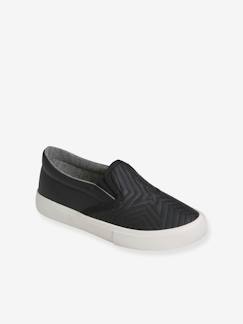 Calzado-Calzado niña (23-38)-Zapatillas slip-on con estrellas bordadas, para niña