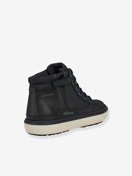 Zapatillas MID J Mattias Boy B ABX GEOX® NEGRO MEDIO LISO 