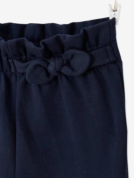 Pantalón de felpa con cintura elástica, para bebé AZUL OSCURO LISO+VERDE OSCURO LISO 