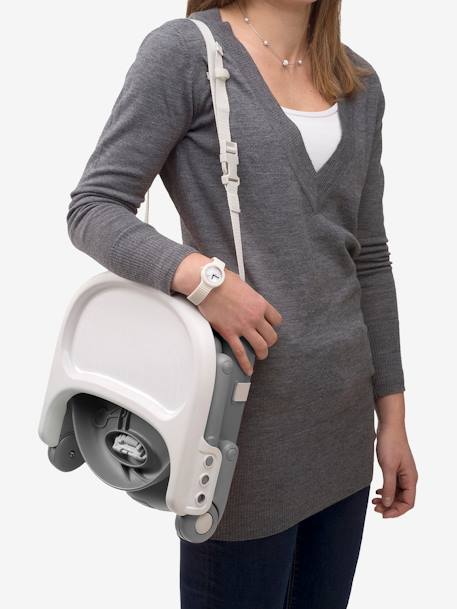 Silla elevador Pocket Snack CHICCO Gris+VERDE MEDIO LISO 