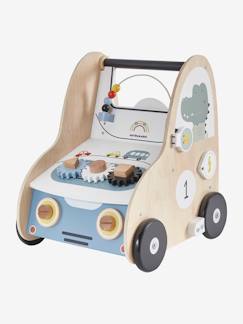 -Carrito andador con frenos Coche de madera FSC®