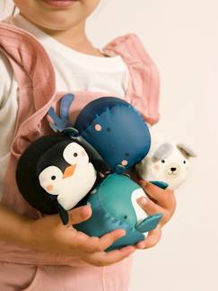 Juguetes- Primera edad-Dooballs - Set de 4 Bolas Doudous - BABYTOLOVE